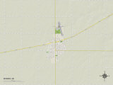 Political Map of Minden, NE Photo