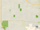 Political Map of Westwood, MI Prints