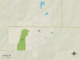 Political Map of Lawson, MO Photo