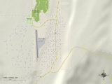 Political Map of Red Lodge, MT Prints