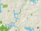Political Map of Goldens Bridge, NY Prints
