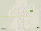 Political Map of Cherokee, OK Posters