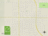Political Map of Saint Johns, MI Photo