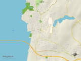 Political Map of Tarrytown, NY Prints