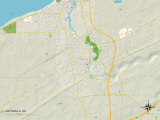 Political Map of Ashtabula, OH Photo