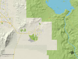 Political Map of Boulder City, NV Poster