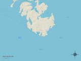 Political Map of Vinalhaven, ME Prints
