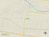 Political Map of Spencerport, NY Poster