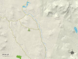 Political Map of Milan, NH Prints