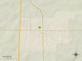 Political Map of Wayland, MI Photo