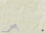 Political Map of South Rosemary, NC Photo