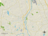 Political Map of Merrimack, NH Photo