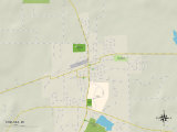 Political Map of Chelsea, MI Posters