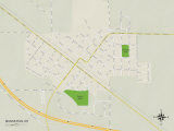 Political Map of Manhattan, MT Prints