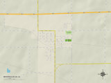 Carte politique de Mitchellville, IA Affiches