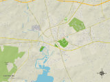 Political Map of Elkton, MD Photo