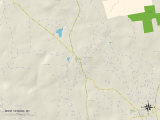 Political Map of Mont Vernon, NH Posters