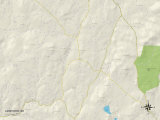 Political Map of Lempster, NH Poster