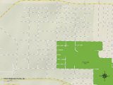 Political Map of Trowbridge Park, MI Posters