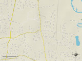 Political Map of West Haverstraw, NY Poster