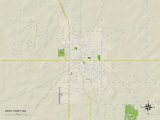 Political Map of West Point, MS Posters
