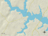 Political Map of Riva, MD Posters
