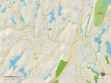 Political Map of Bloomingdale, NJ Print