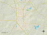 Political Map of Jonesboro, GA Posters