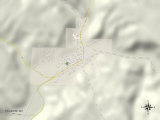 Political Map of Caliente, NV Prints