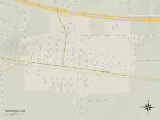 Political Map of Whitehall, MT Posters
