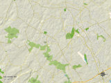 Carte politique de Fallston, MD Posters