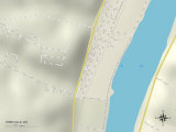 Political Map of Yorkville, OH Poster