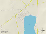 Political Map of Sylvan Beach, NY Prints