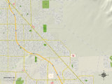 Political Map of Whitney, NV Prints