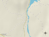Political Map of Milton, NH Print
