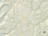Political Map of Alexandria, KY Prints