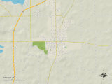 Political Map of Angola, IN Photo