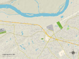 Political Map of Chesterfield, MO Posters