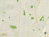Political Map of Wyoming, OH Posters