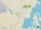 Political Map of Absecon, NJ Posters