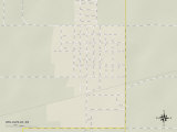 Political Map of Wellsville, KS Prints