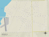 Political Map of Sebewaing, MI Photo