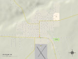 Political Map of Valentine, NE Posters
