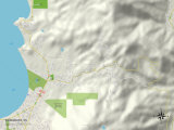 Political Map of Kingsbury, NV Posters