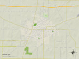 Political Map of Galion, OH Posters