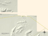 Political Map of Indian Springs, NV Posters