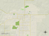 Carte politique de Marshalltown, IA Photographie