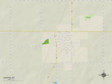 Political Map of Apache, OK Posters