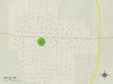 Political Map of Rich Hill, MO Posters
