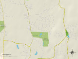 Political Map of Haviland, NY Posters